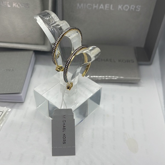 Michael Kors Jewelry - New Michael Kors  Pavé Tear-Shape Drop Earrings